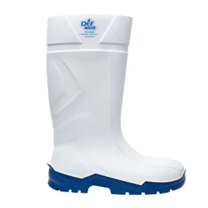 Bota defender Performance PU blanca con puntera