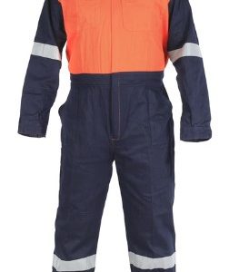 BUZO POPLIN BICOLOR NARANJO/AZUL FGP313EX