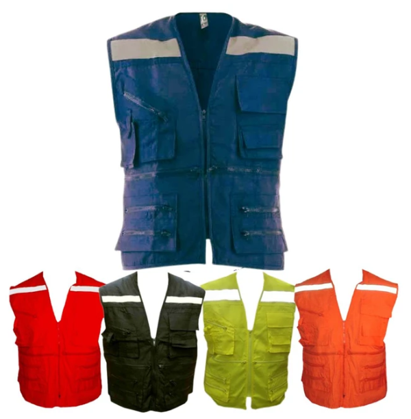 CHALECO GEOLOGO POPLIN  100%polyester BA3606