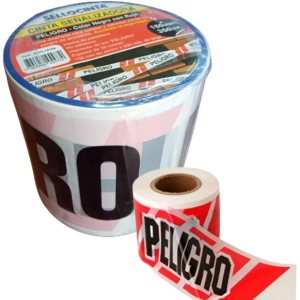 CINTA PELIGRO - ROLLO DE 10cm x 350m BA6001