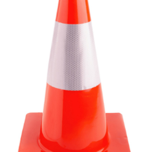 CONO PVC 18" CON CINTA REFLECTANTE MCC018EX