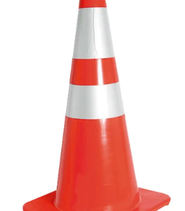 CONO PVC 28" CON DOBLE CINTA REFLECTANTE MCC028EX