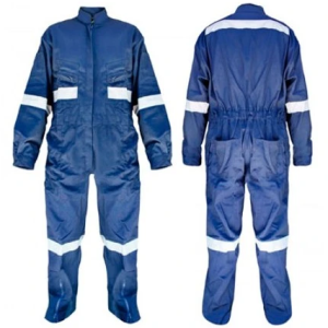 OVEROL GABARDINA CON REFLECTANTE  100% polyester, peso: 195 gms. BA3603
