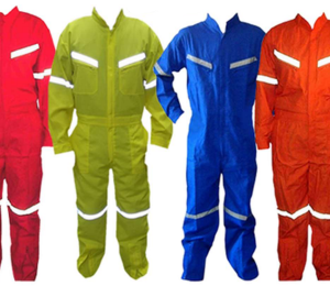 OVEROL POPLIN CON REFLECTANTE  100% polyester, peso: 195 grm. BA3601