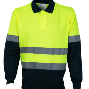 POLERA ALTA VISIBILIDAD ML CUELLO CAMISERO   JNDT36152N