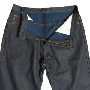 PANTALON MEZCLILLA CRUDA FORRO MOLETON 100% ALGODON CLE2024