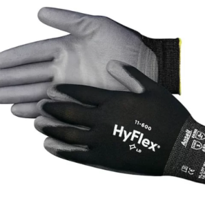 GUANTE ANSELL HYFLEX 11-600 NEGRO  ACE231410611100