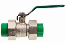 LLAVE BOLA METAL, UNION PPR 20MM LL2026
