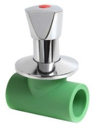 LLAVE TRIANGULAR, CROMADA, CUELLO LARGO PPR 20MM LL2029