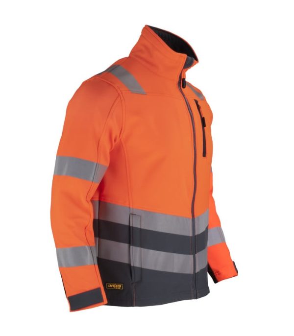 Chaqueta Softshell Hi-Vis Clase 2 Manga Larga Hombre TE08501 - Imagen 2