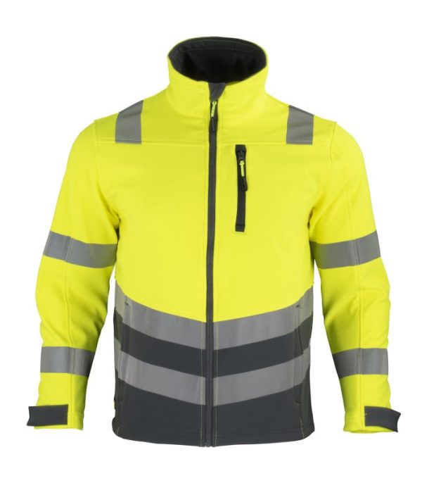Chaqueta Softshell Hi-Vis Clase 2 Manga Larga Hombre TE08501 - Imagen 3
