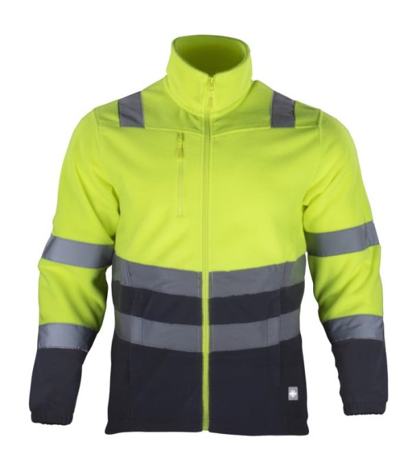 MICROPOLAR HI-VIS CLASE 2 BI-COLOR MANGA LARGA HOMBRE TE03199 - Imagen 3