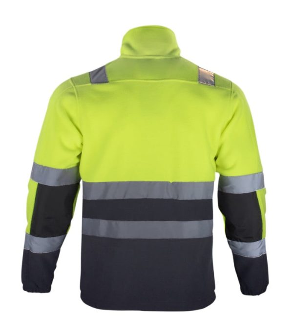 MICROPOLAR HI-VIS CLASE 2 BI-COLOR MANGA LARGA HOMBRE TE03199 - Imagen 4