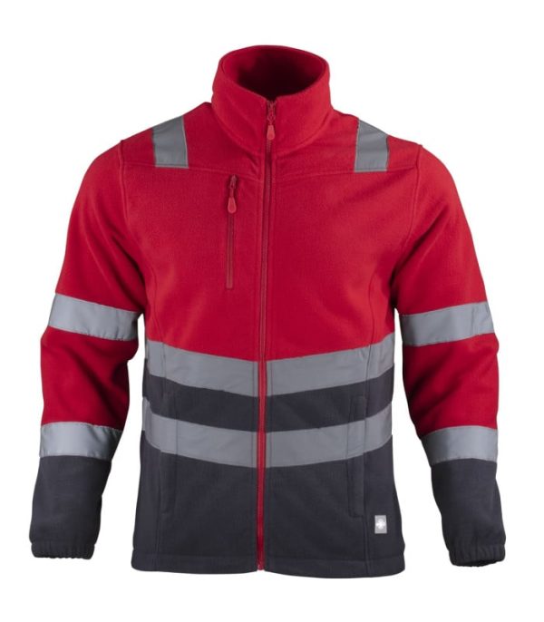 MICROPOLAR IRON LINE CON CINTA REFLECTIVA MANGA LARGA HOMBRE TE03239