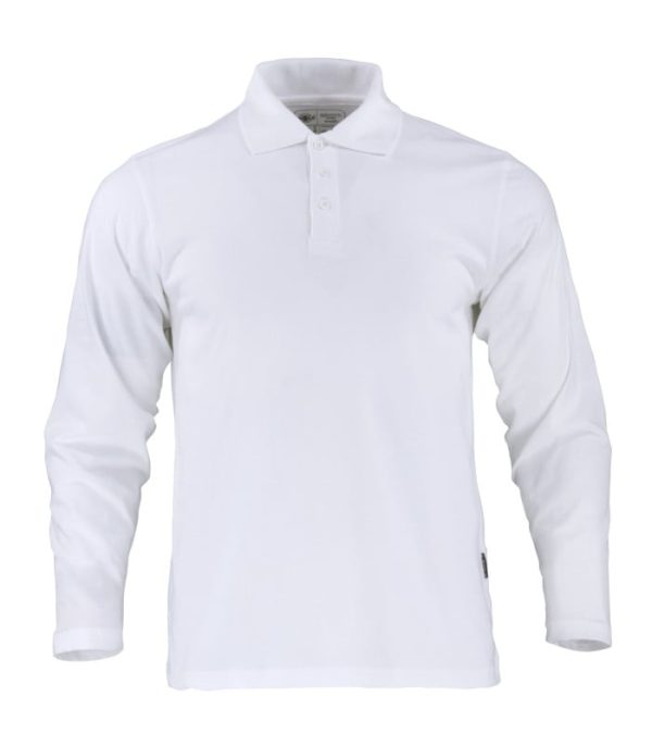 Polera Polo DryFresh Smooth® 60% Algodón Manga Larga Hombre TE02306