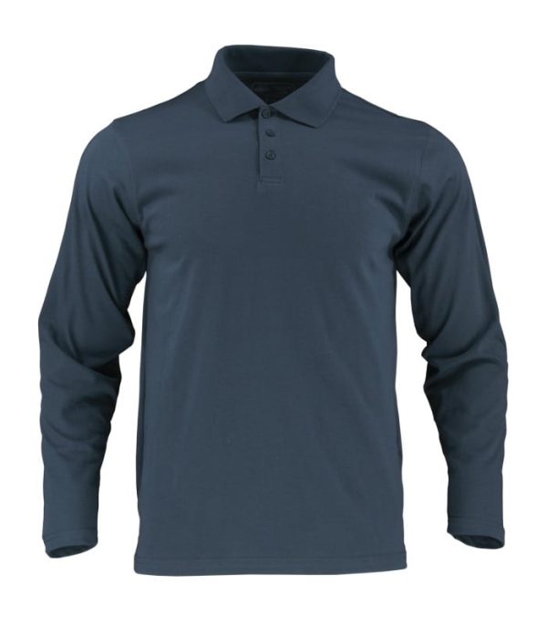 Polera Polo DryFresh Smooth® 60% Algodón Manga Larga Hombre TE02306 - Imagen 3