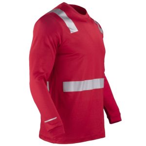 Polera Hibrida con Cinta Reflectiva Manga Larga Hombre  TE01281