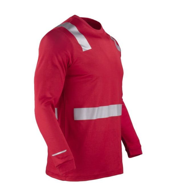 Polera Hibrida con Cinta Reflectiva Manga Larga Hombre  TE01281