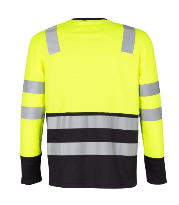 Polera Hibrida Hi-Vis Bi Color Manga Larga Hombre TE01301 - Imagen 3