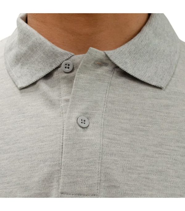 Polera Polo Confort Spandex Manga Larga Hombre TE02346 - Imagen 3