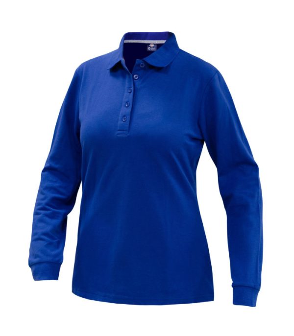 Polera Polo Confort Spandex Manga Larga Mujer  TE02356 - Imagen 2