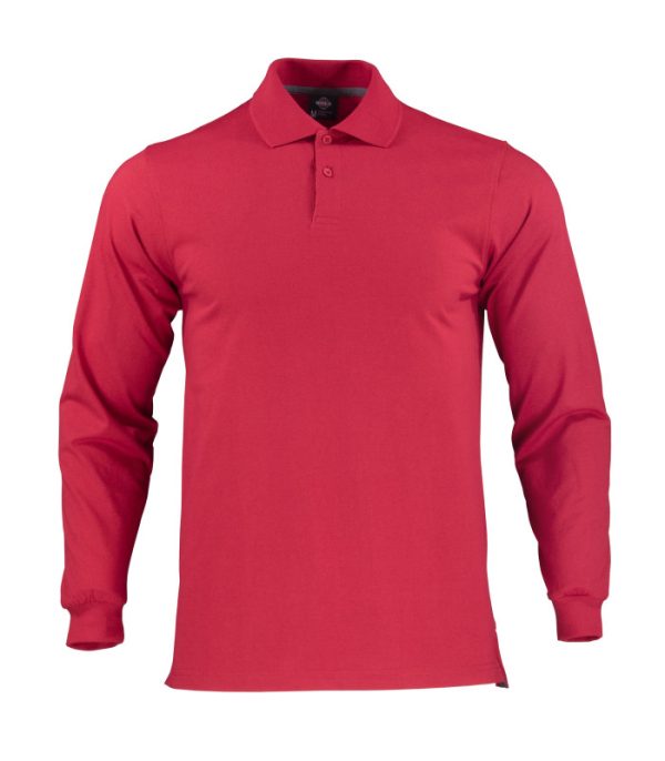 Polera Polo DryFresh® 60% Algodón Manga Larga Hombre TE02256 - Imagen 2