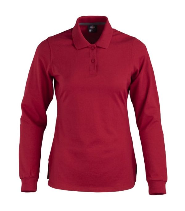 Polera Polo DryFresh® 60% Algodón Manga Larga Mujer TE02276 - Imagen 3