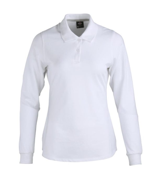 Polera Polo DryFresh® 60% Algodón Manga Larga Mujer TE02276 - Imagen 2
