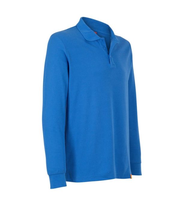 Polera Polo 60% Algodón Manga Larga Hombre TE02146 - Imagen 3