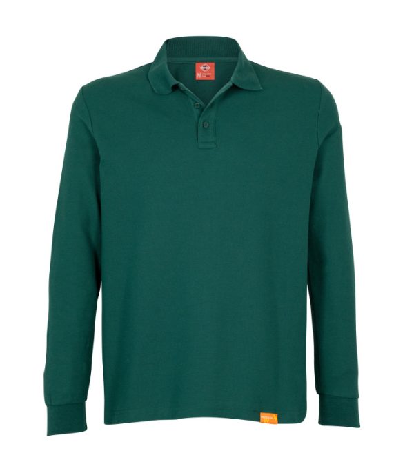Polera Polo 60% Algodón Manga Larga Hombre TE02146 - Imagen 2