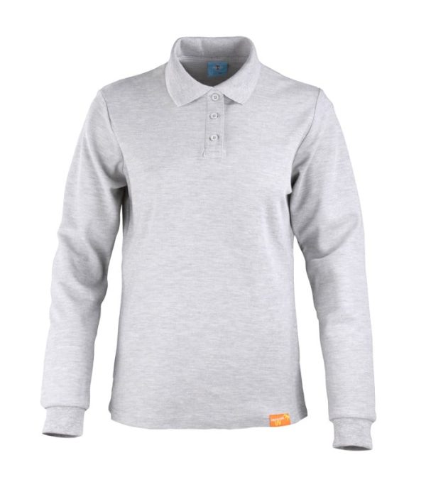 Polera Polo 80% Algodón Manga Larga Mujer TE02086 - Imagen 3