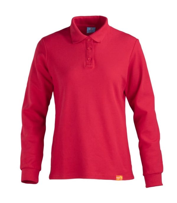 Polera Polo 80% Algodón Manga Larga Mujer TE02086 - Imagen 2