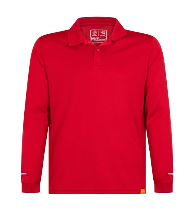 Polera Polo WorkDry® Manga Larga Hombre TE02406 - Imagen 2